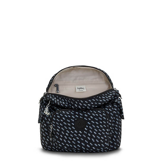 Kipling City Pack Mini Klasik Printed Sırt Çantaları Mavi | TR 1733UZ